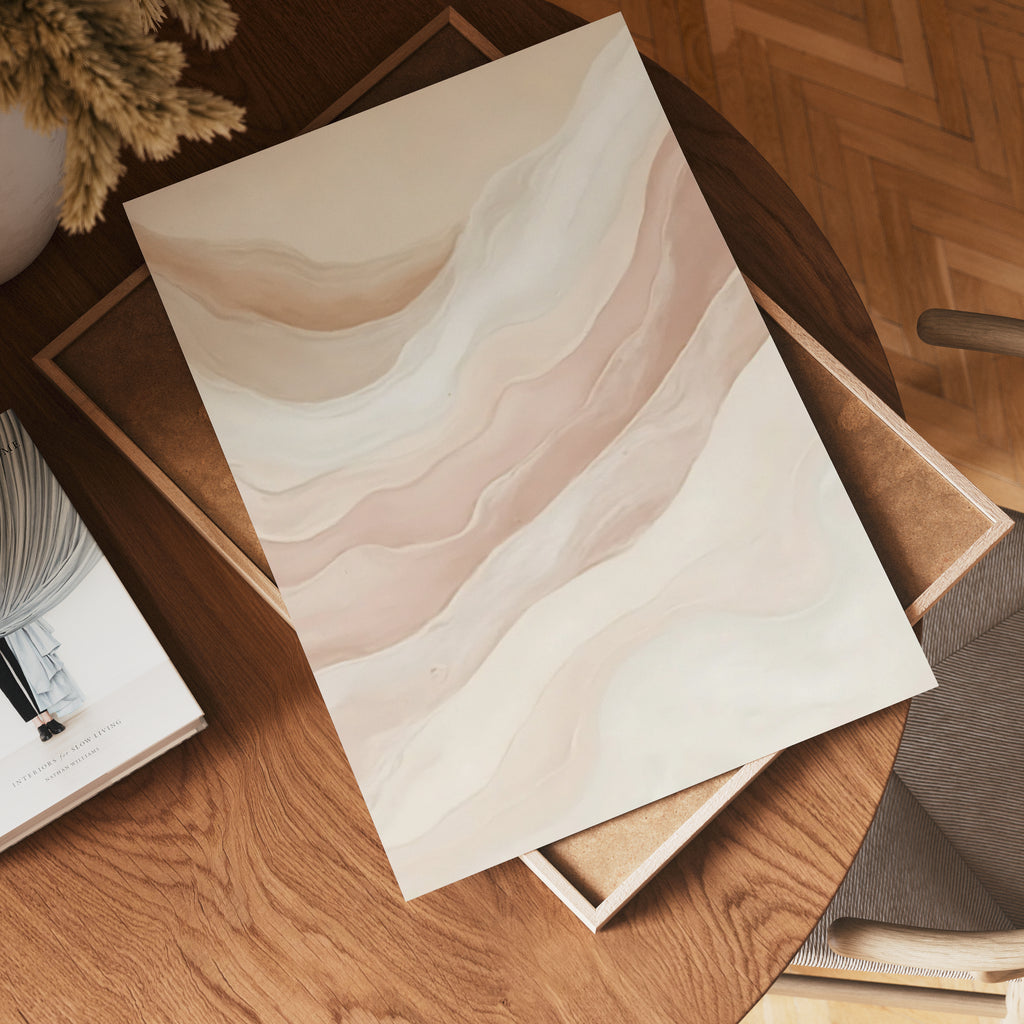 Abstract Mountain Poster