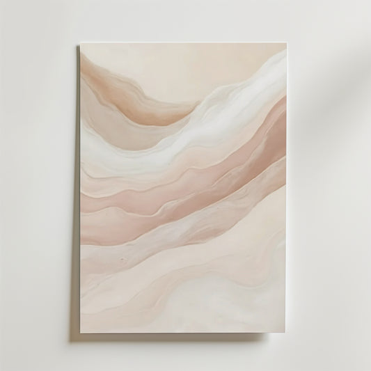 Abstract Mountain Poster