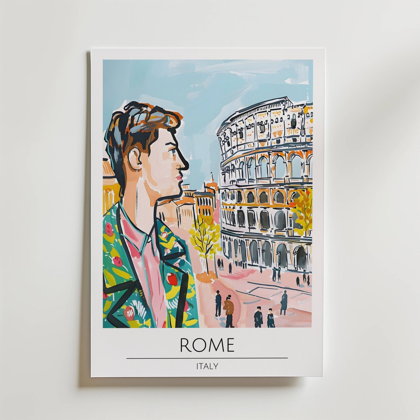 Rome Colosseum Stroll Poster