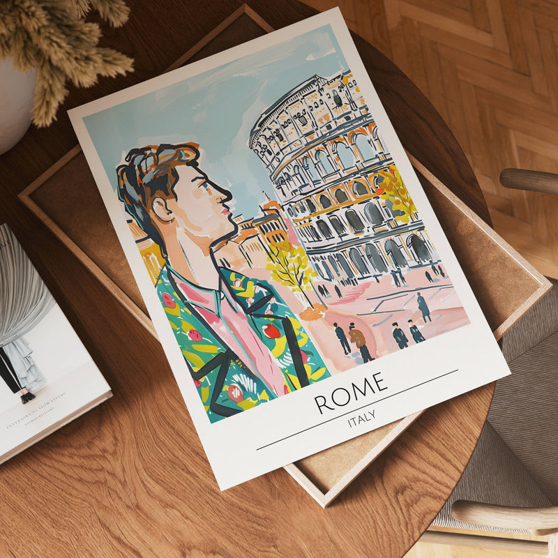 Rome Colosseum Stroll Poster