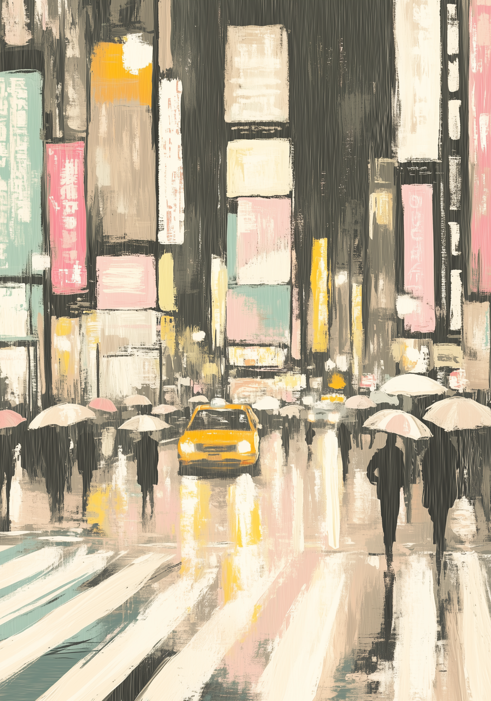 Neon Downpour Poster