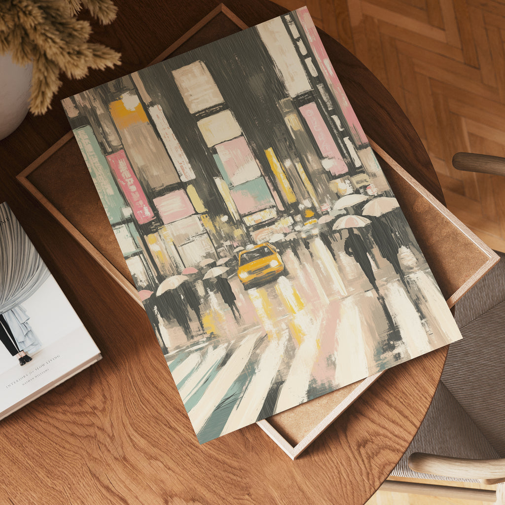 Neon Downpour Poster