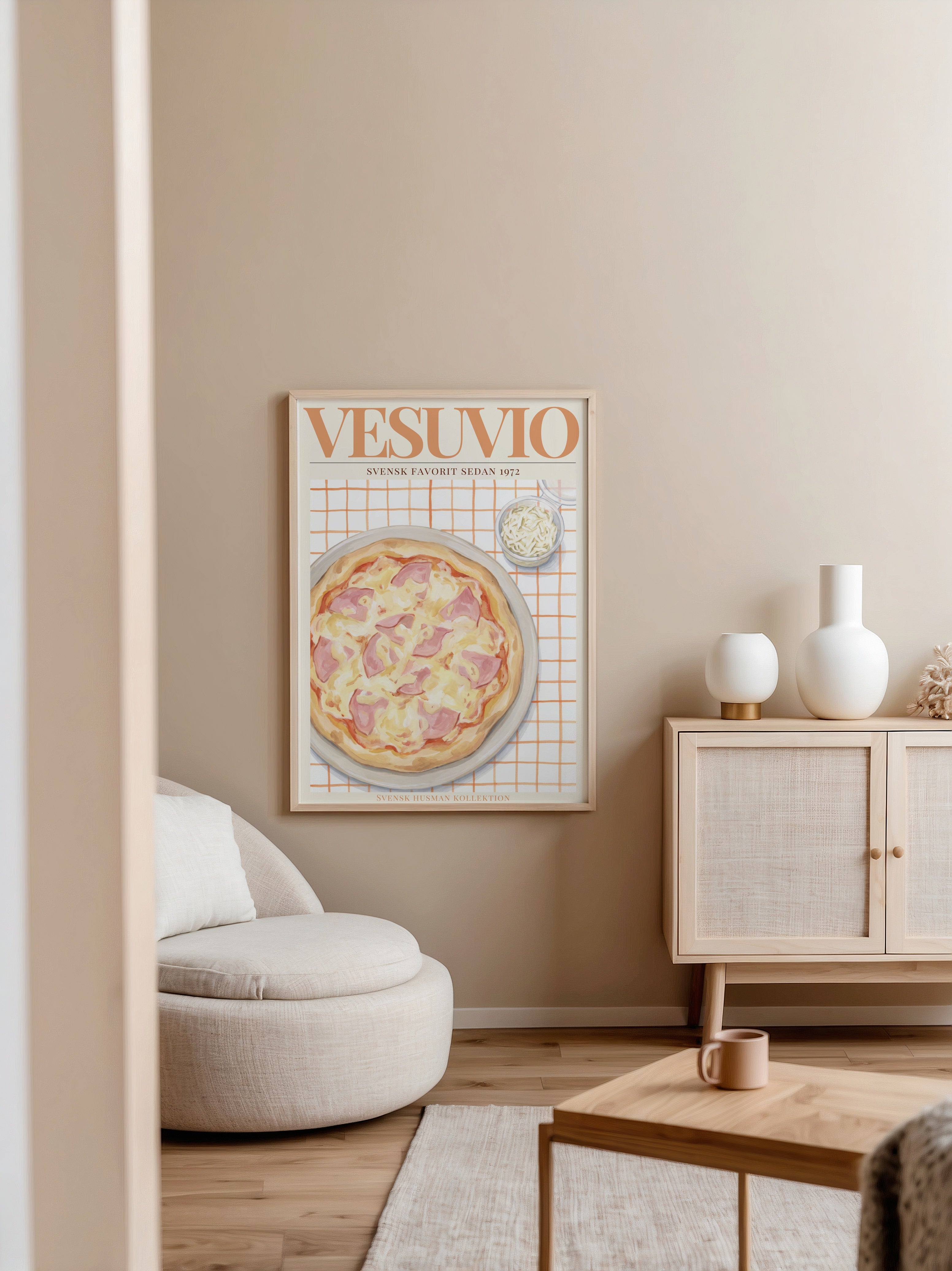 Vesuvio Poster poster – väggdekoration för hemmet – köp hos Bozetto