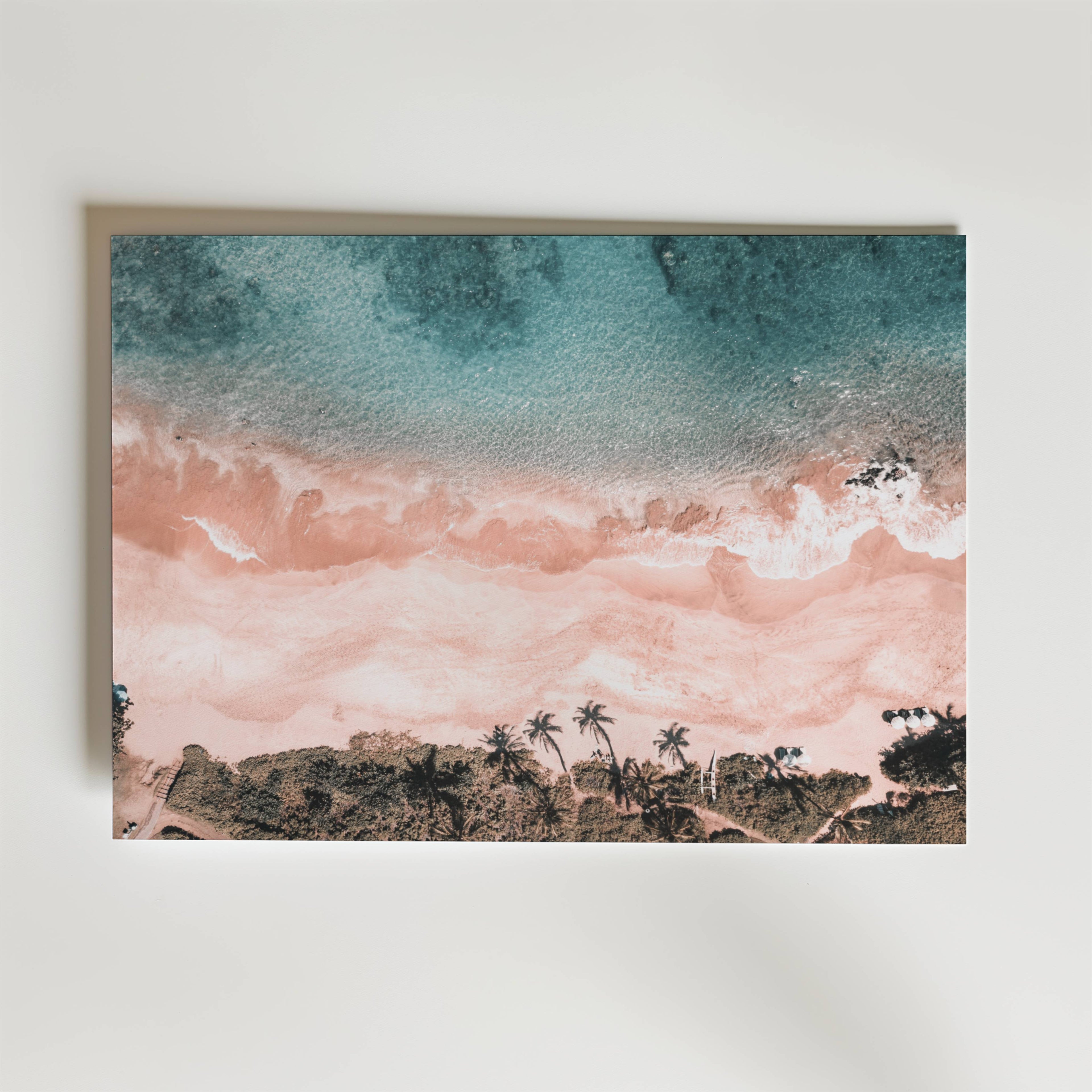 Pink Shoreline Poster