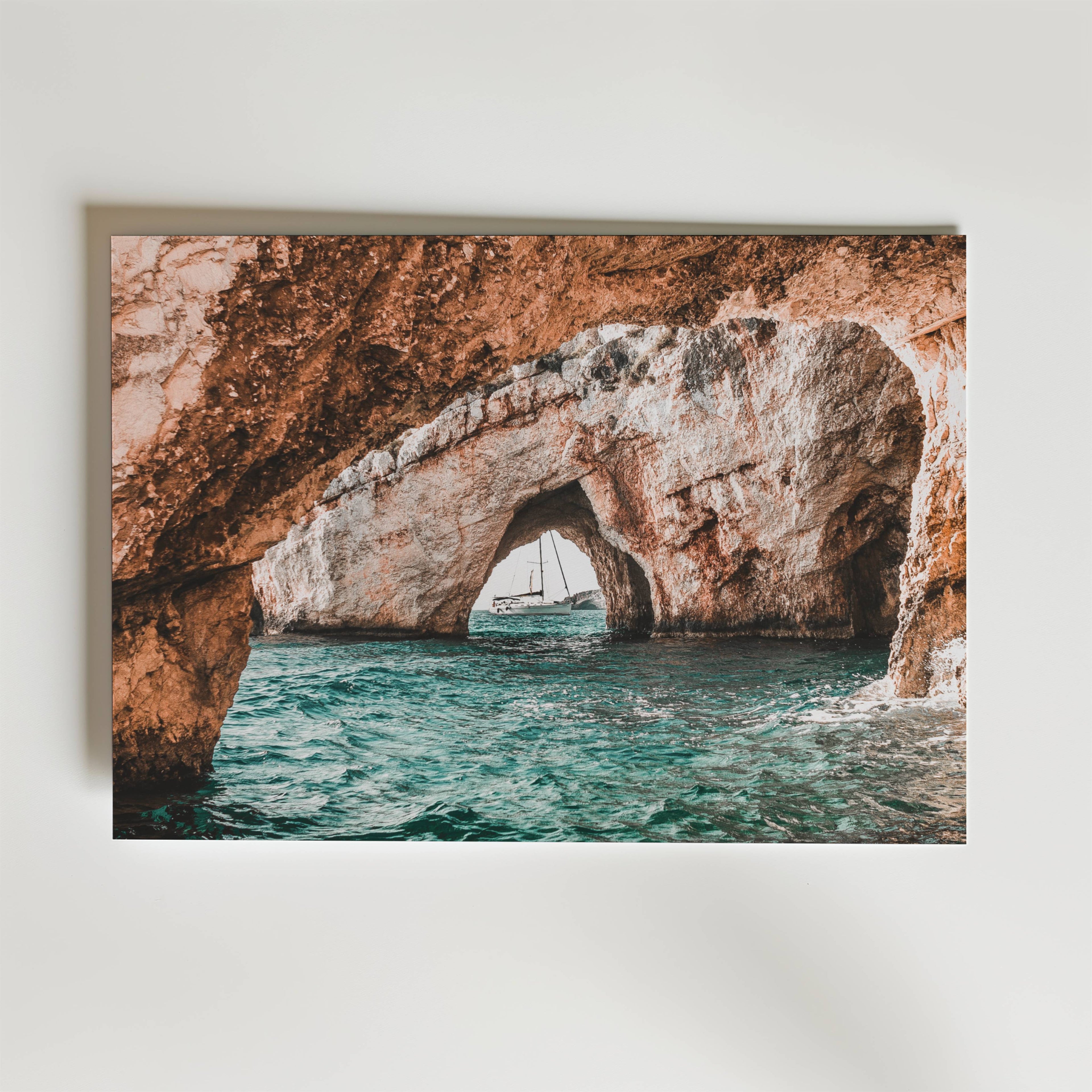Coastal Cave Passage Poster