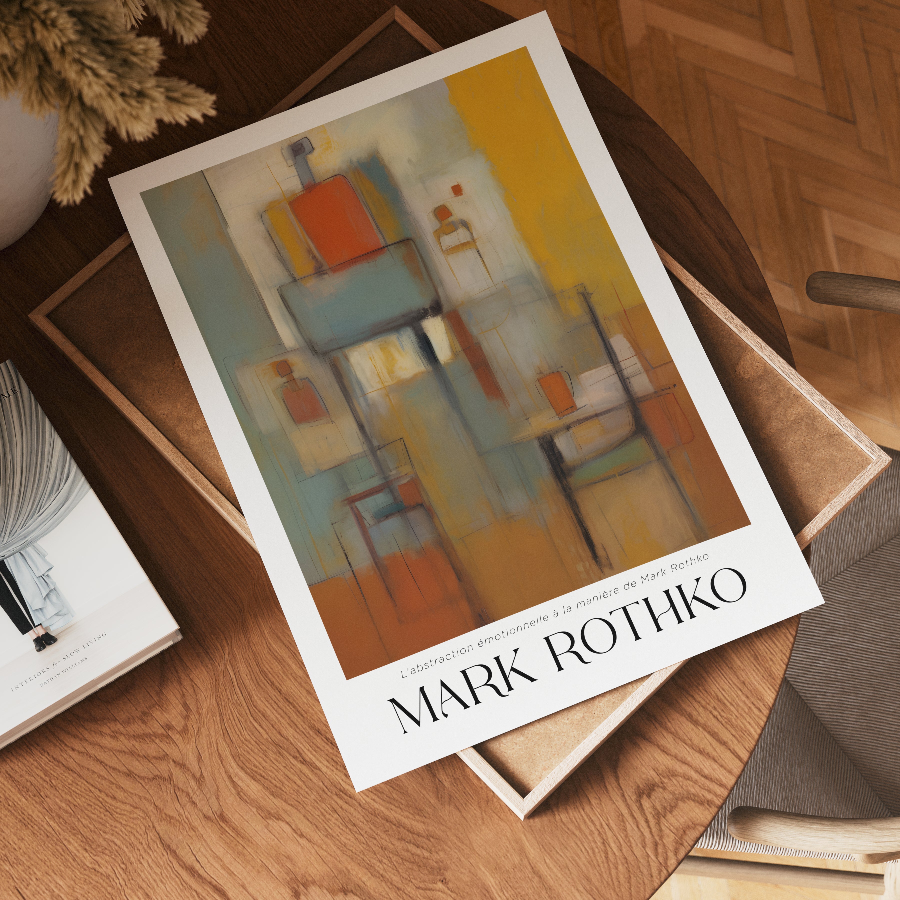 Muted Scaffold Mark Rothko Poster