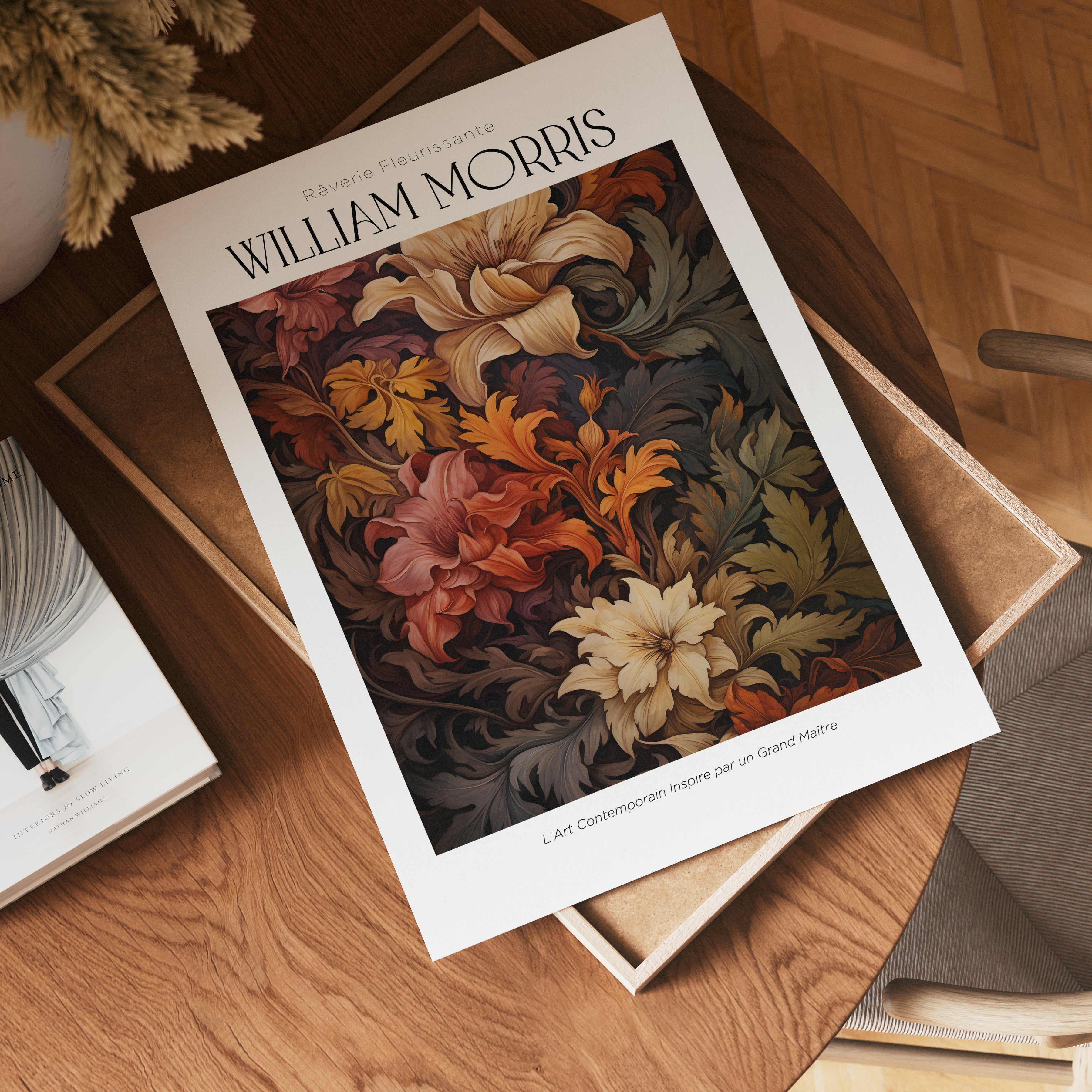 William Morris Autumn Flourish Poster – poster väggdekoration