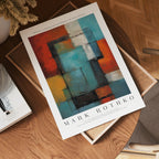 Rhythmic Blocks Mark Rothko Poster
