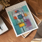 Vibrant Constructs Mark Rothko Poster
