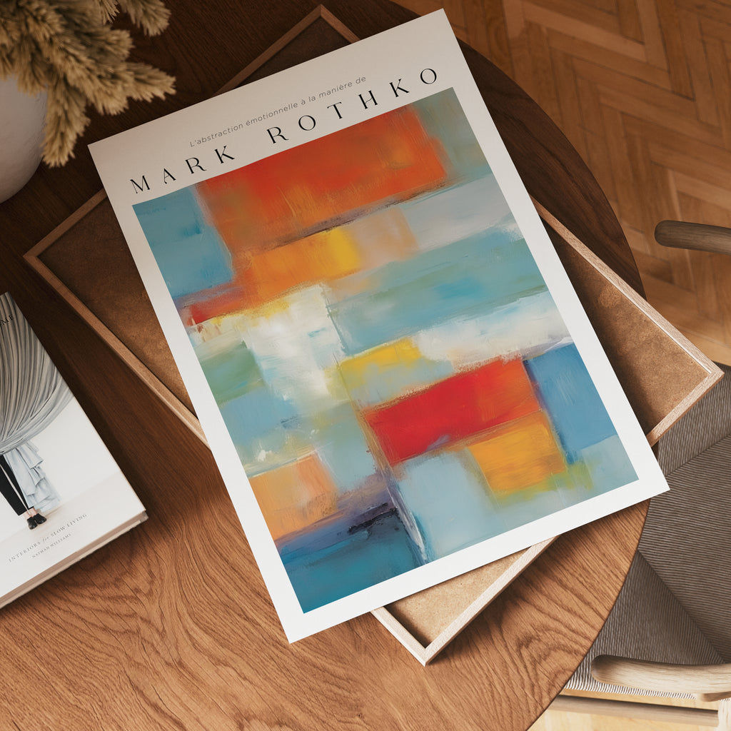 Painted Frequencies Mark Rothko Poster