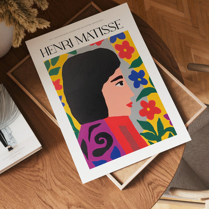 Madame Rouge Matisse Poster