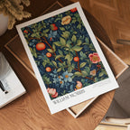 William Morris Midnight Orchard Poster