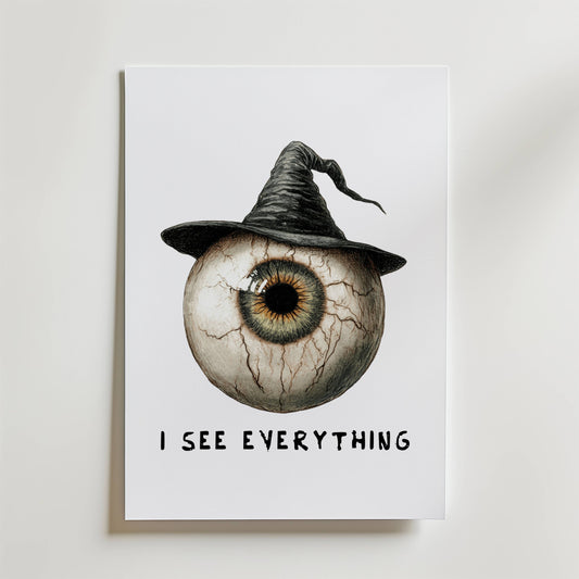 Witch Eye Watcher Poster