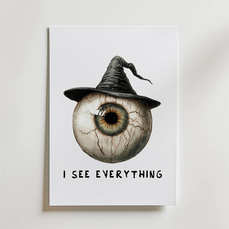 Witch Eye Watcher Poster