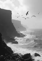 Seaside Flight Poster