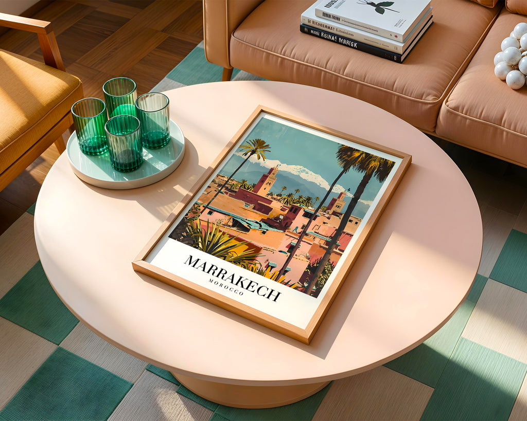 Marrakech Beneath The Atlas Poster