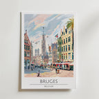 Bruges Old Town Poster