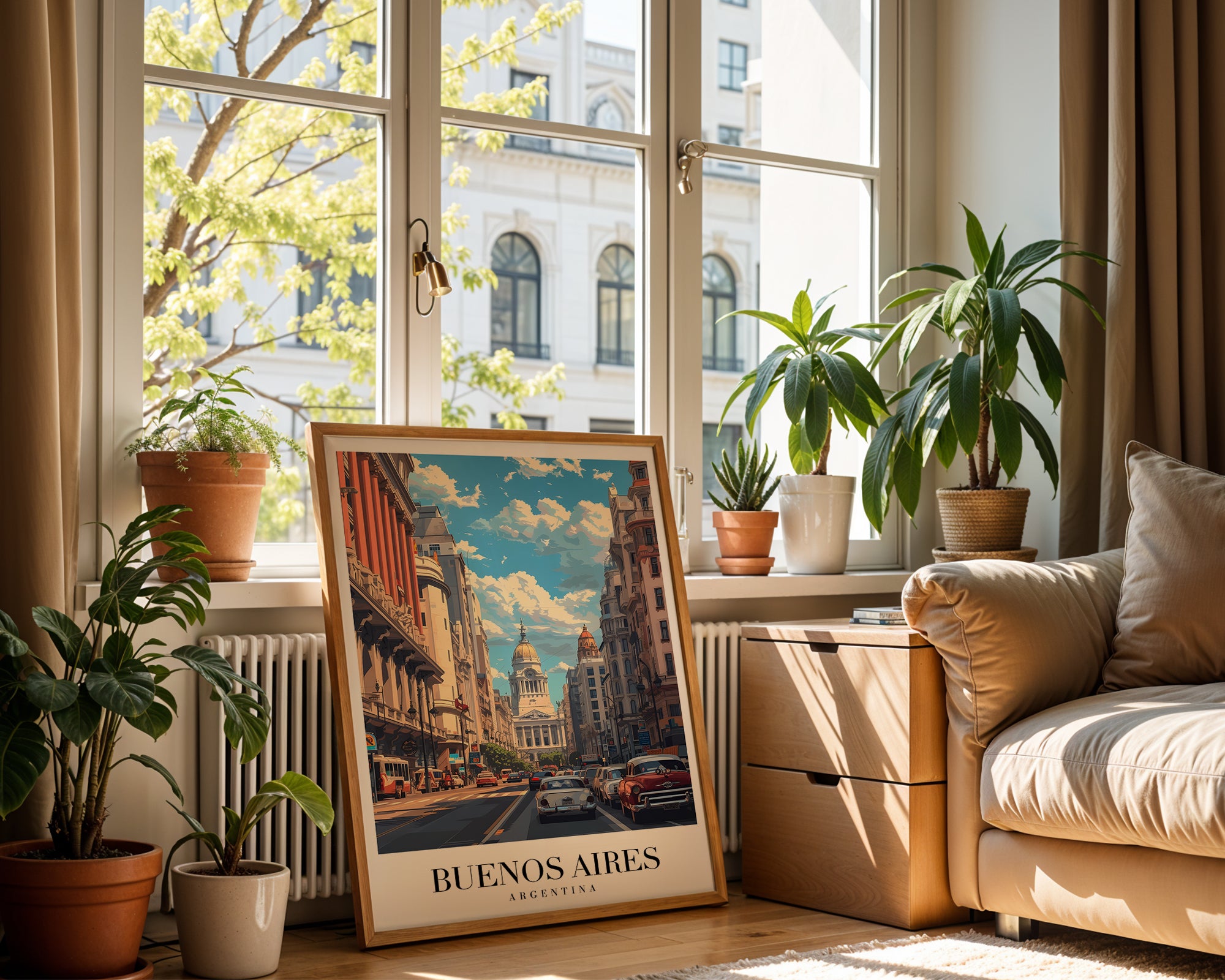 Where Time Walks In Buenos Aires Poster