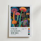 Yayoi Kusama Psychedelic Mushroom Garden Poster