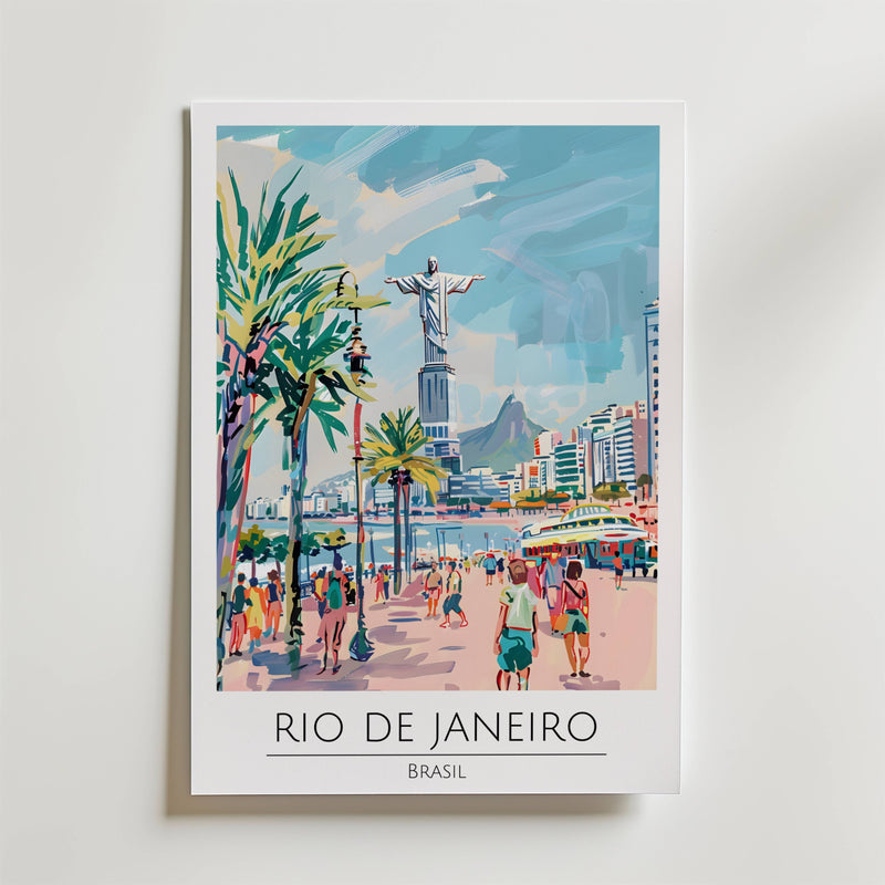 Rio de Janeiro Skyline Poster