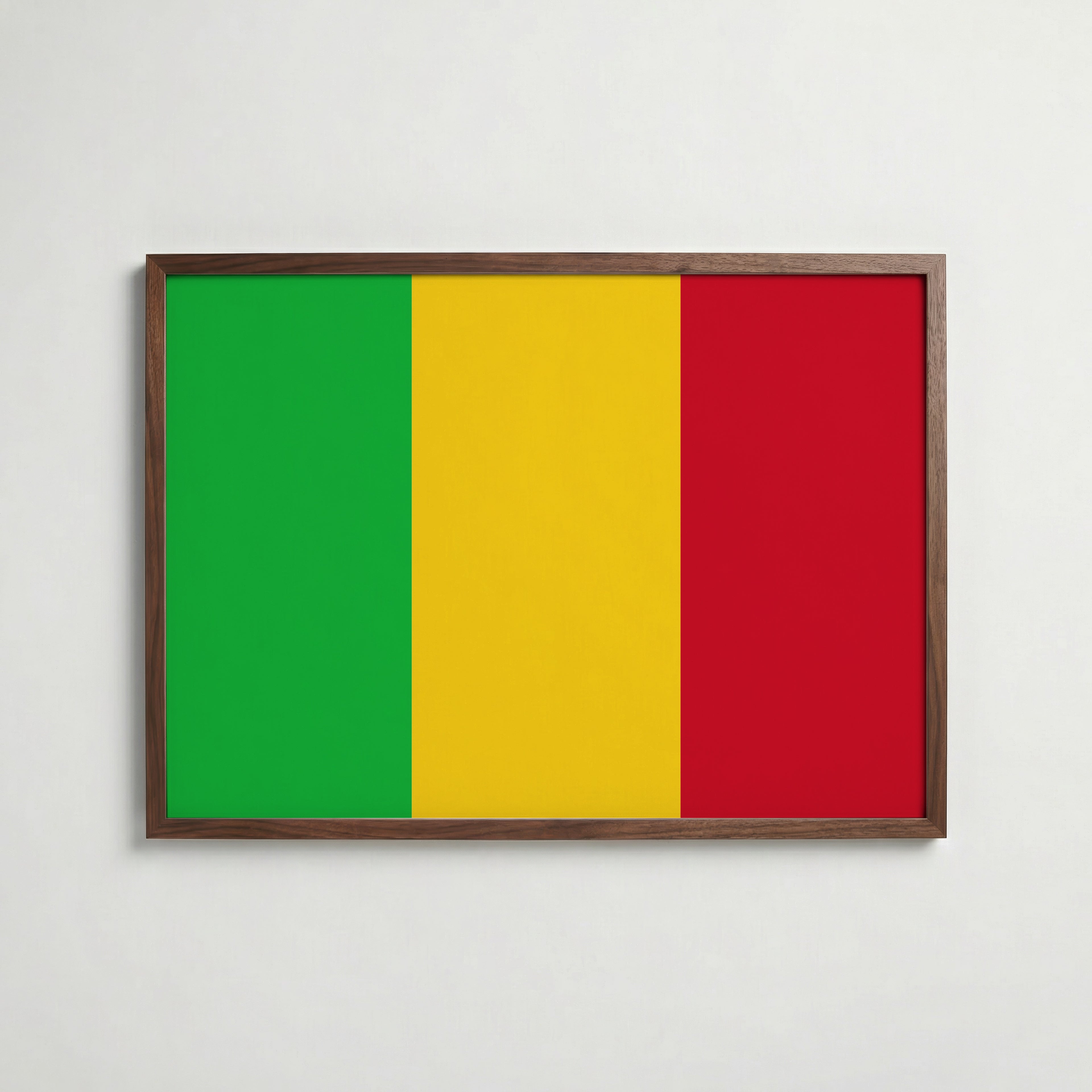 Mali National Flag Poster poster – väggdekoration för hemmet – köp hos Bozetto