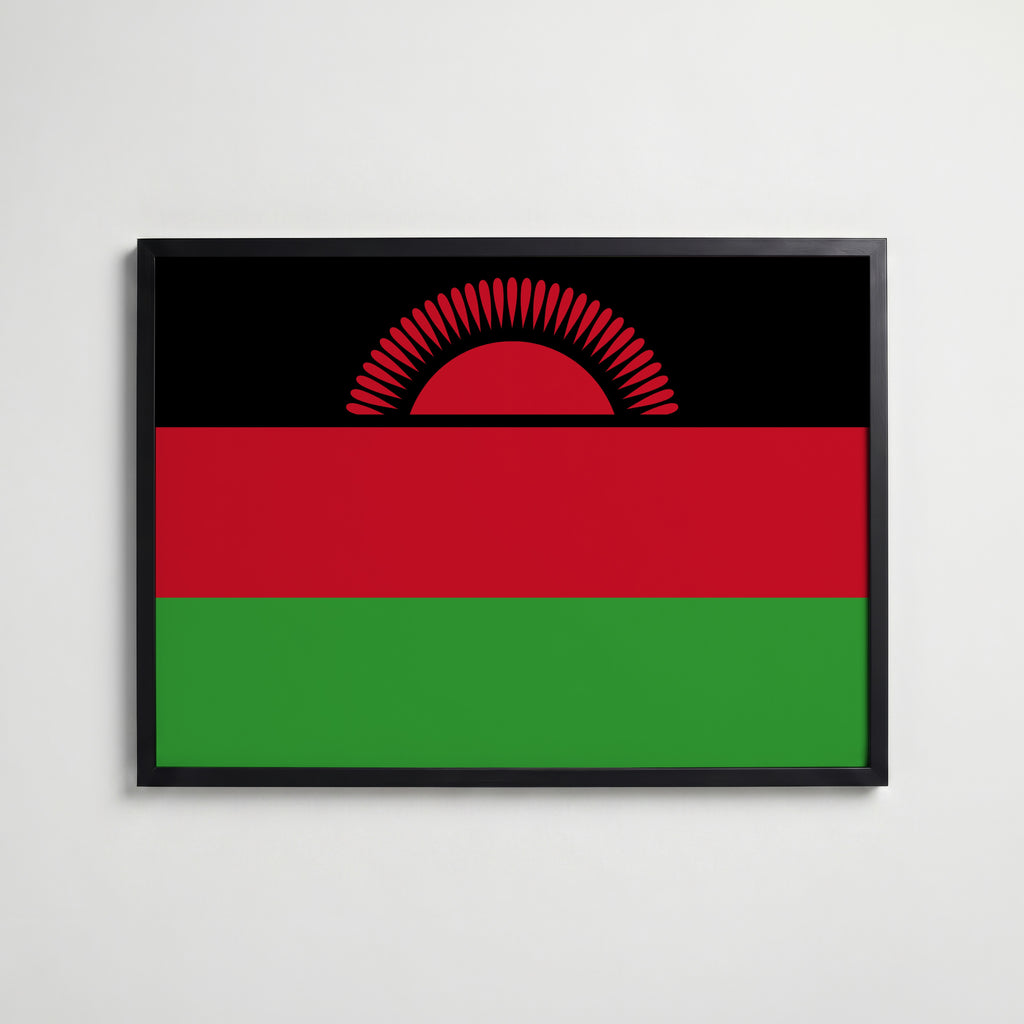 Malawi National Flag Poster affisch – köp poster online – Bozetto väggdekoration