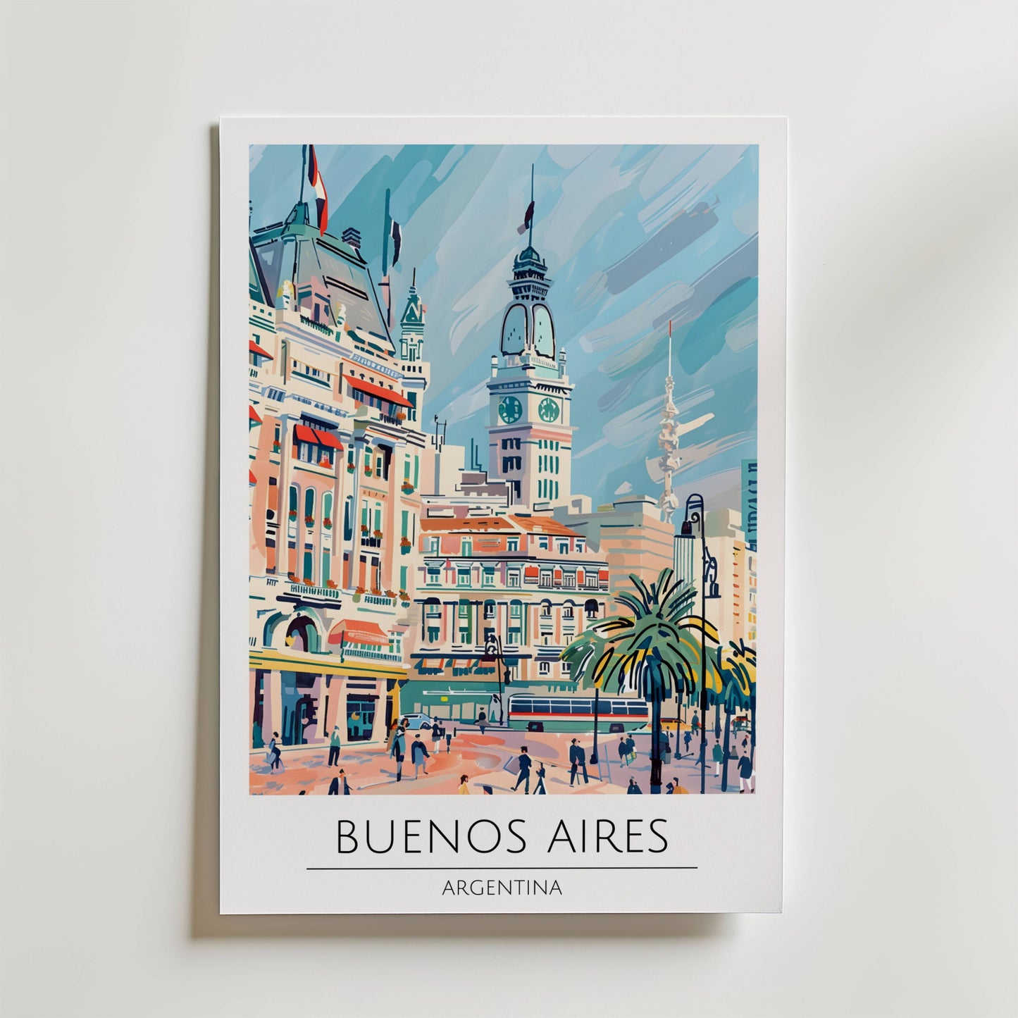 Buenos Aires Historic Plaza Poster