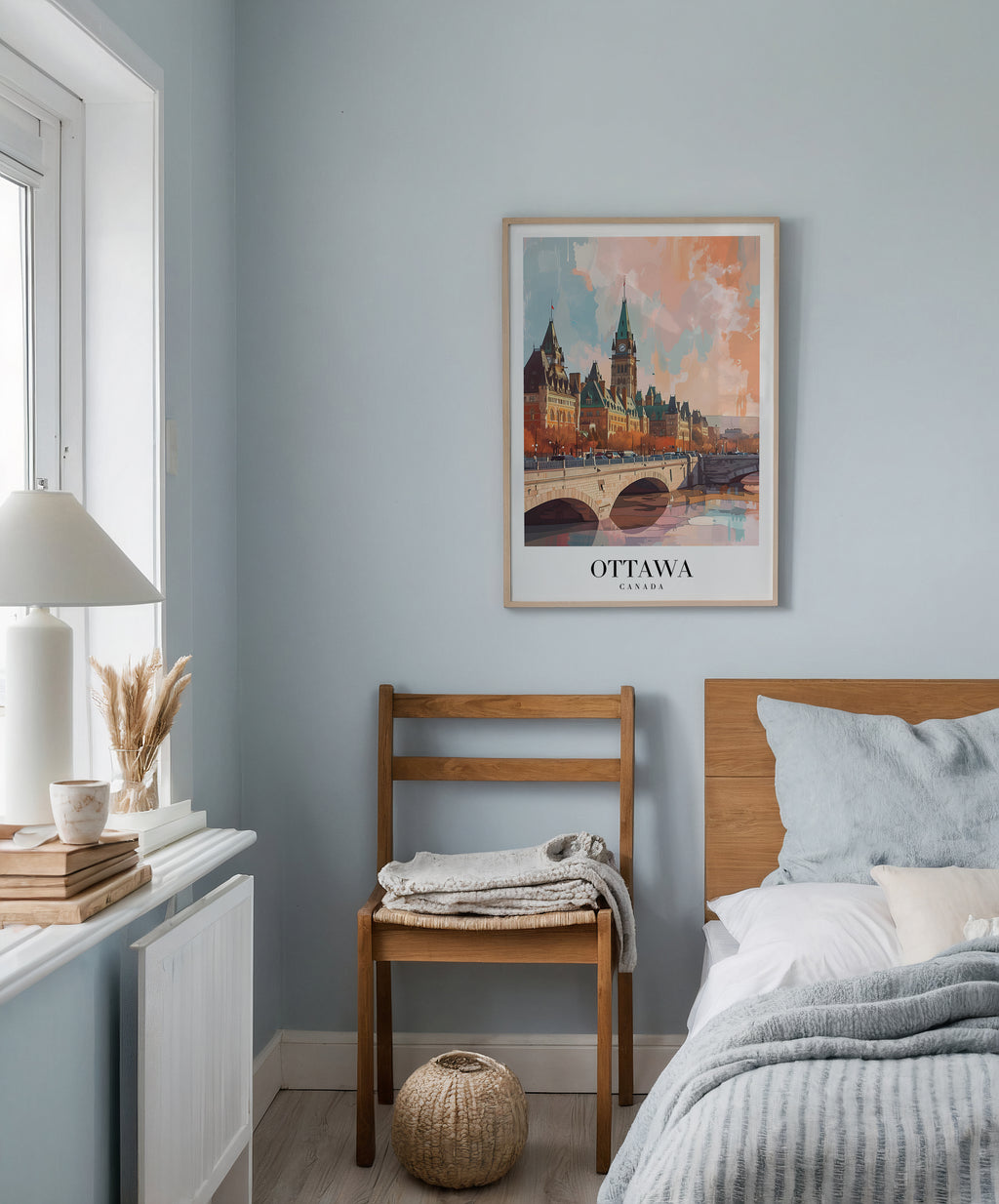 Golden Light Over Ottawa Poster