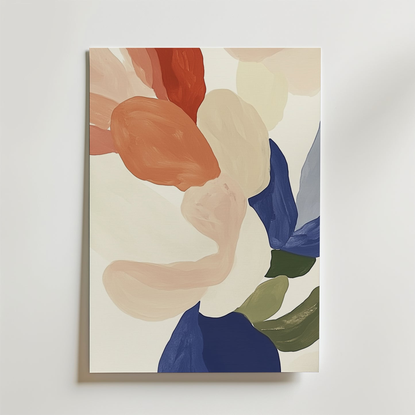 Abstrakt botanisk moderne pastel Plakat
