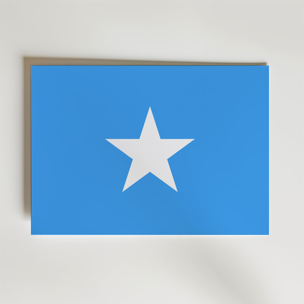 Somalia National Flag Poster affisch – poster till väggdekoration – köp online hos Bozetto