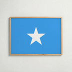 Somalia National Flag Poster – poster väggdekoration inredning – Affischer hos Bozetto