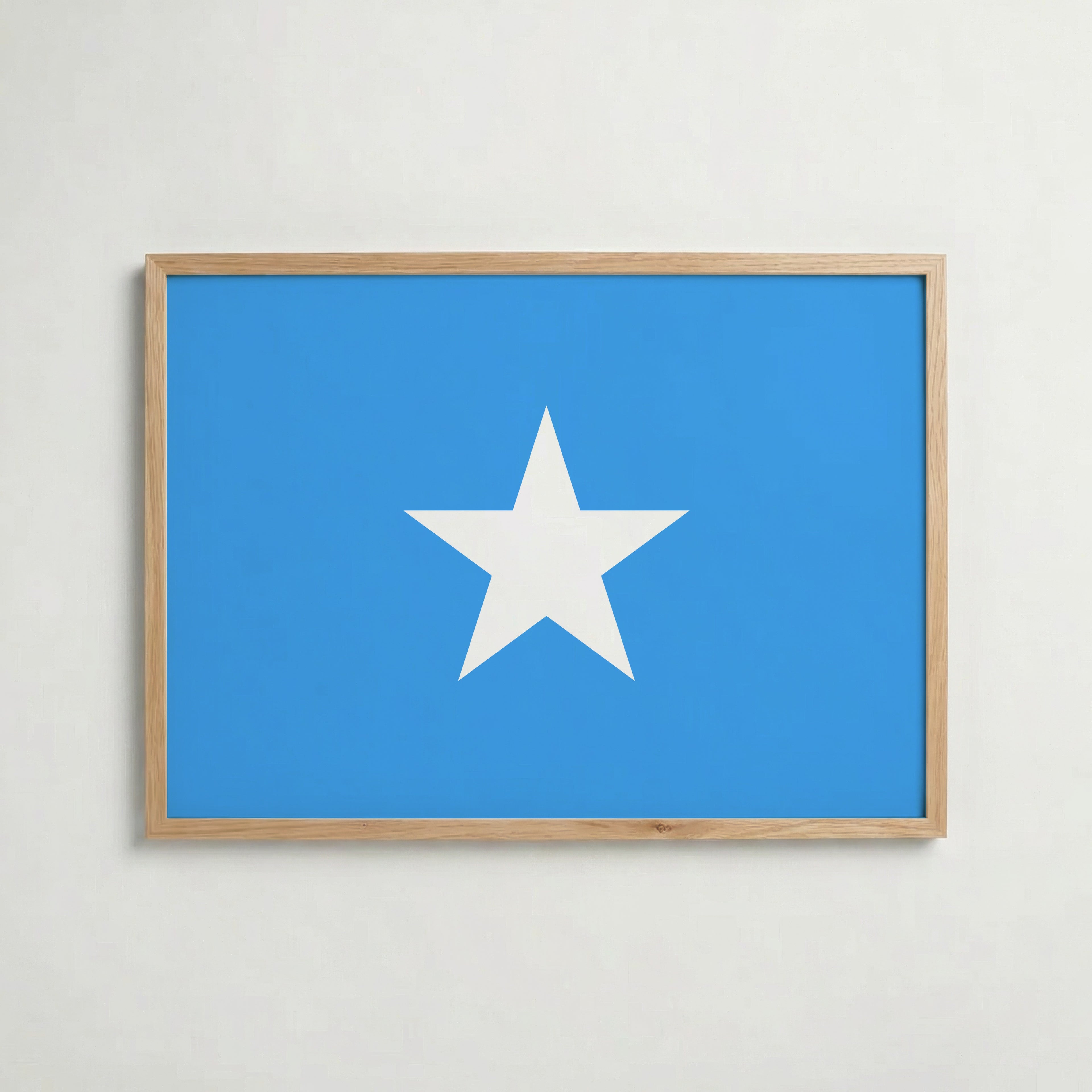 Somalia National Flag Poster – poster väggdekoration inredning – Affischer hos Bozetto