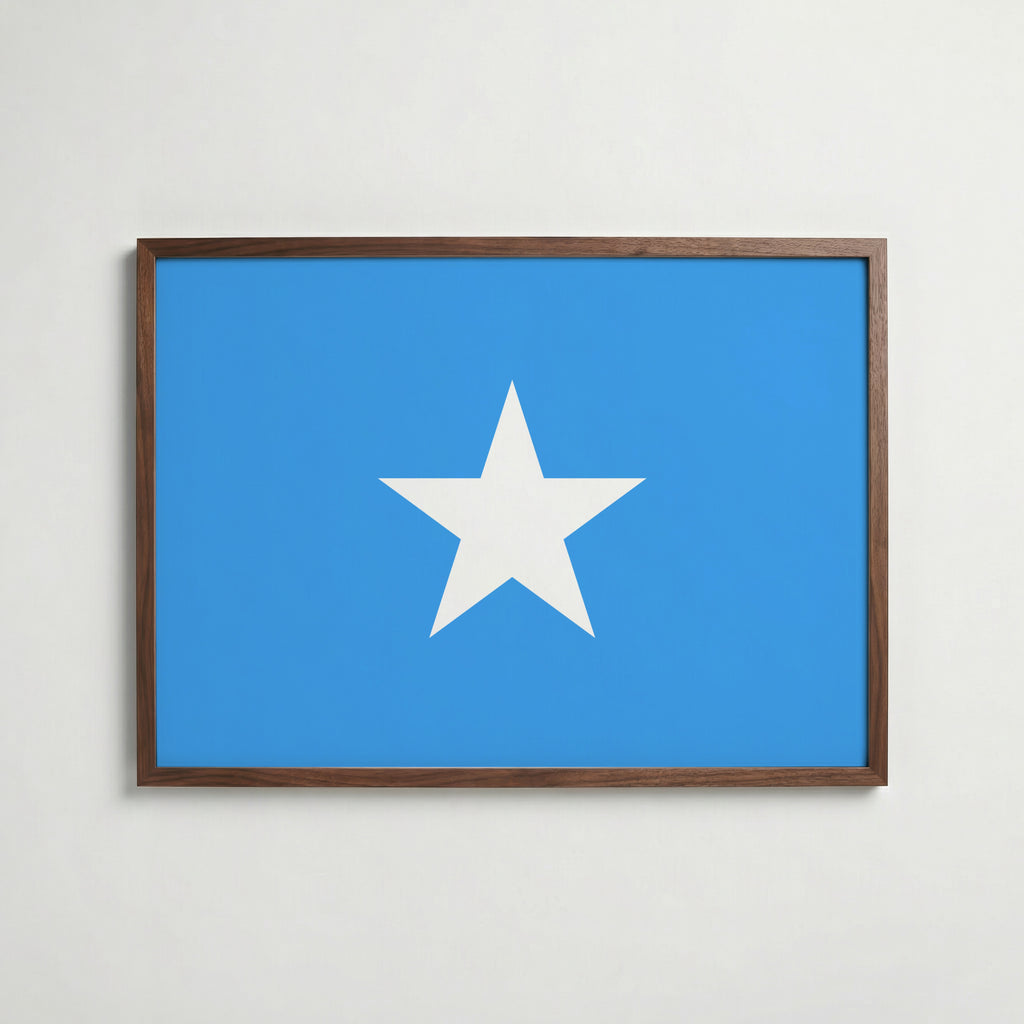 Somalia National Flag Poster poster – väggdekoration för hemmet – köp hos Bozetto