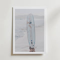 Surfboard Serenity Poster