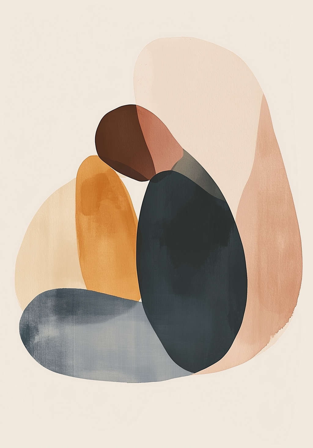 Abstract Embrace Poster