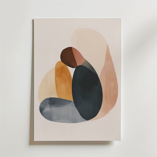 Abstract Embrace Poster