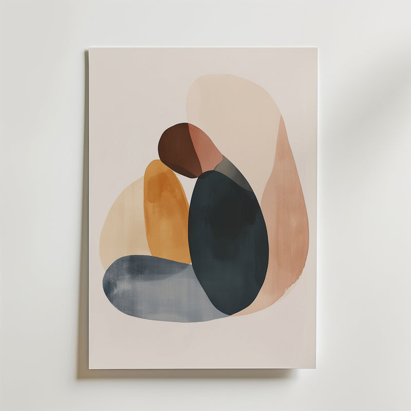 Abstract Embrace Poster