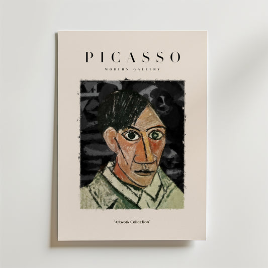 Picasso Somber Self Portrait Poster