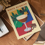 White Russian No.2 Cocktail Poster