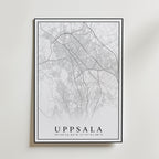 Uppsala Karta Poster