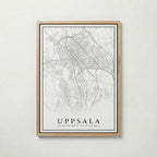 Uppsala Karta Poster