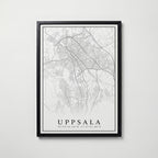 Uppsala Karta Poster