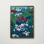 Ayame (Iris) Kawase Hasui poster – väggdekoration för hemmet – köp hos Bozetto