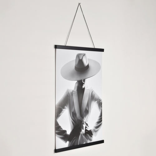 Posterhängare Svart Ek med magnet