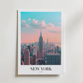 Skies Over Manhattan Poster