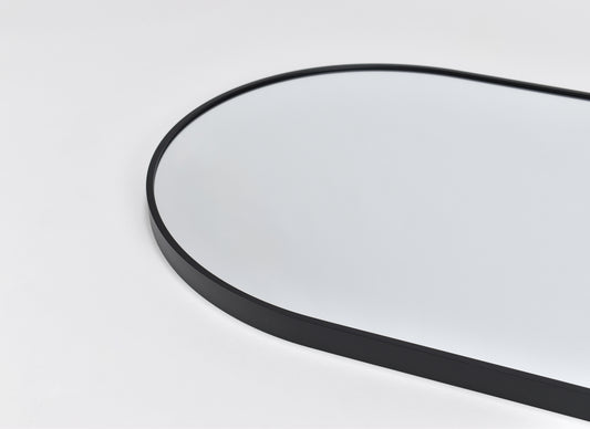 Spegel Bauge Svart Deluxe 50x75 cm