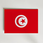 Tunisia National Flag Poster affisch – poster till väggdekoration – köp online hos Bozetto