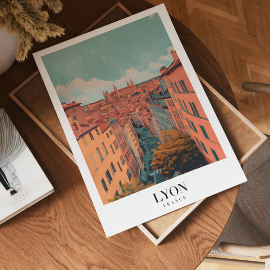 Afternoon Over Lyon Poster