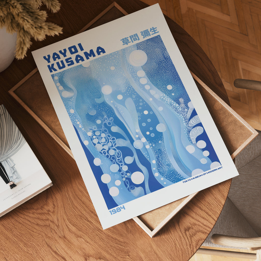 Yayoi Kusama Floating Infinity Poster