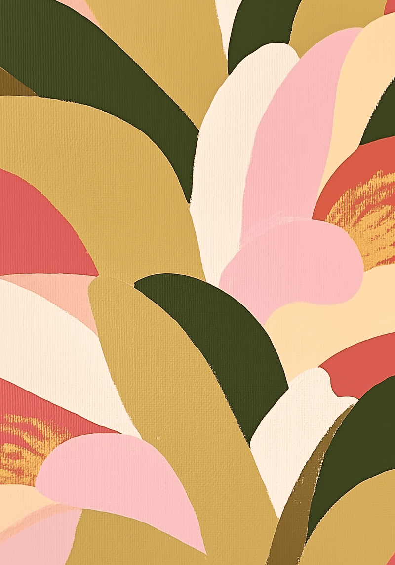Abstract Botanical Decor Poster
